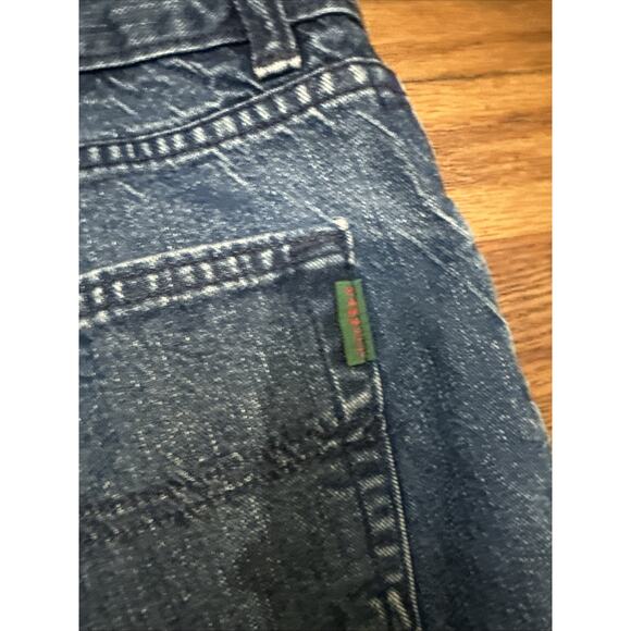 Katherine Hamnett Jeans 30 Blue Button fly Made In Italy - Picture 11 of 14